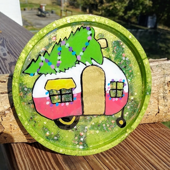 🎄Rustic Christmas Coaster🎄💖 - Picture 5 of 10